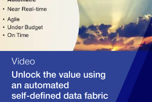 Unlock the Value Using an automated self defined data fabric