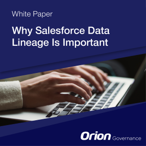 orion governance whitepaper why salesforce data lineage is important