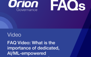 Orion Governance EIIG video What is the importance of dedicated AI ML empowered metadata ingestors graphic