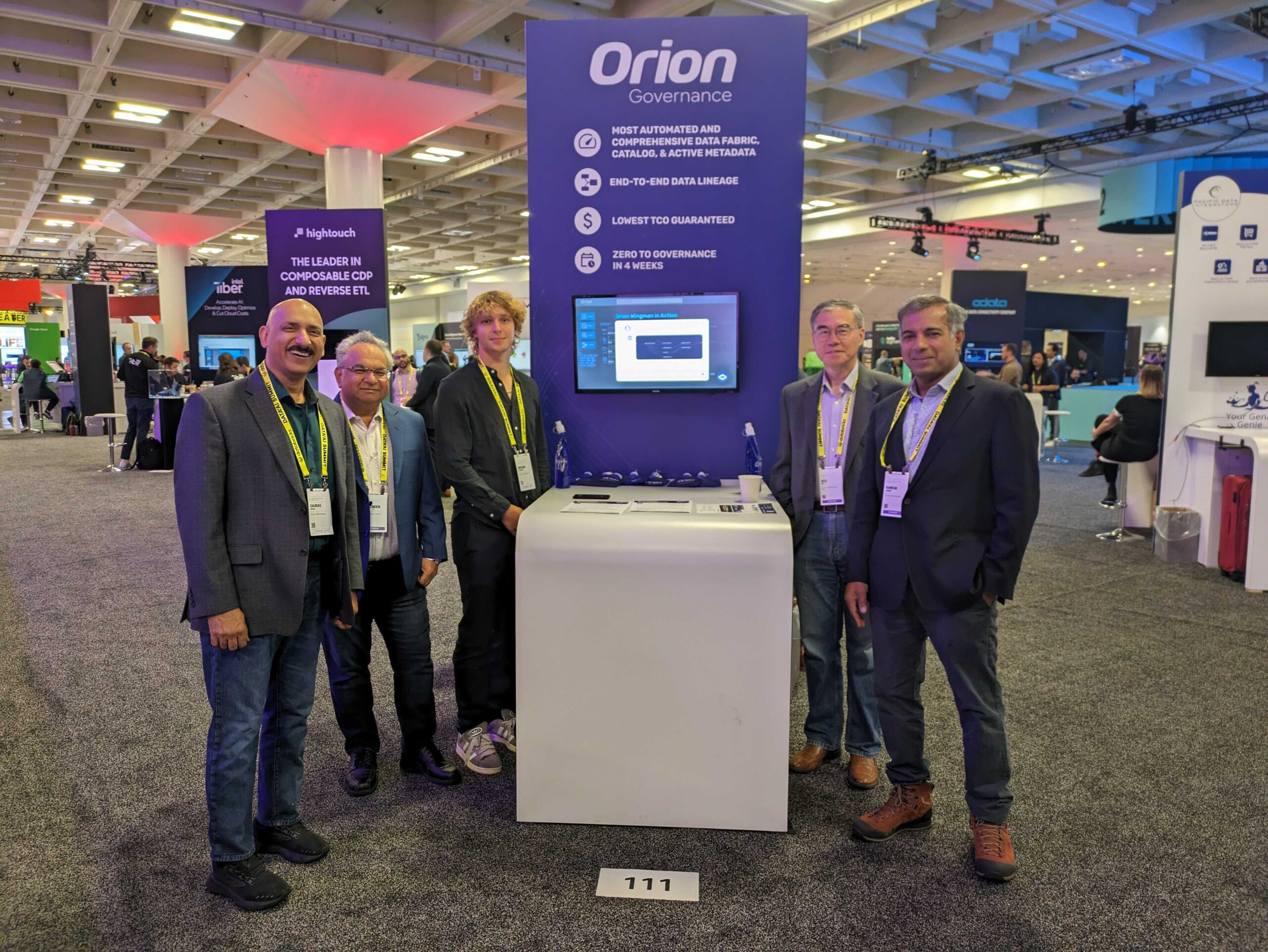 Orion Governance team at Databricks AI Summit
